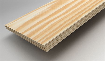 Furuplywood, B+/X, ext melamin